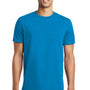 District Mens The Concert Short Sleeve Crewneck T-Shirt - Neon Blue
