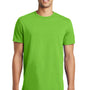 District Mens The Concert Short Sleeve Crewneck T-Shirt - Neon Green