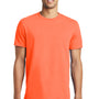 District Mens The Concert Short Sleeve Crewneck T-Shirt - Neon Orange
