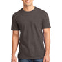 District Mens Very Important Short Sleeve Crewneck T-Shirt - Heather Brown
