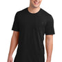 District Mens Very Important Short Sleeve Crewneck T-Shirt w/ Pocket - Black