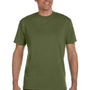 Econscious Mens Short Sleeve Crewneck T-Shirt - Olive Green