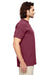 Econscious EC1000 Mens Short Sleeve Crewneck T-Shirt Manzanita Purple Side