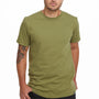 Econscious Mens USA Made Short Sleeve Crewneck T-Shirt - Olive Green