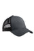 Econscious EC7070 Mens Adjustable Trucker Hat Charcoal Grey/Black Front