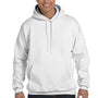 Hanes Mens Ultimate Cotton PrintPro XP Pill Resistant Hooded Sweatshirt Hoodie - White
