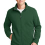 Port Authority Mens Full Zip Fleece Jacket - Forest Green
