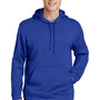 Sport-Tek Mens Sport-Wick Moisture Wicking Fleece Hooded Sweatshirt Hoodie - True Royal Blue