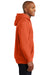 Sport-Tek F281 Mens Fleece Hooded Sweatshirt Hoodie Orange Side