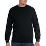 Gildan Mens DryBlend Moisture Wicking Fleece Crewneck Sweatshirt - Black