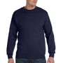 Gildan Mens DryBlend Moisture Wicking Fleece Crewneck Sweatshirt - Navy Blue