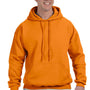 Gildan Mens DryBlend Moisture Wicking Hooded Sweatshirt Hoodie - Safety Orange
