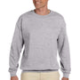 Gildan Mens Pill Resistant Fleece Crewneck Sweatshirt - Sport Grey