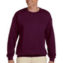 Gildan Mens Pill Resistant Fleece Crewneck Sweatshirt - Maroon