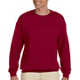 Gildan Mens Pill Resistant Fleece Crewneck Sweatshirt - Cardinal Red