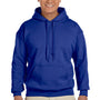 Gildan Mens Pill Resistant Hooded Sweatshirt Hoodie - Royal Blue
