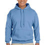 Gildan Mens Pill Resistant Hooded Sweatshirt Hoodie - Carolina Blue