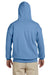 Gildan G185 Mens Hooded Sweatshirt Hoodie Carolina Blue Back