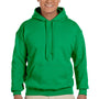 Gildan Mens Pill Resistant Hooded Sweatshirt Hoodie - Irish Green