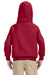 Gildan G185B Youth Hooded Sweatshirt Hoodie Cardinal Red Back