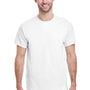 Gildan Mens Ultra Short Sleeve Crewneck T-Shirt - White