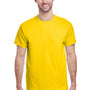 Gildan Mens Ultra Short Sleeve Crewneck T-Shirt - Daisy Yellow