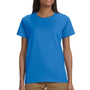 Gildan Womens Ultra Short Sleeve Crewneck T-Shirt - Iris Blue - Closeout