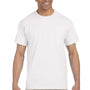 Gildan Mens Ultra Short Sleeve Crewneck T-Shirt w/ Pocket - White
