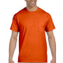 Gildan Mens Ultra Short Sleeve Crewneck T-Shirt w/ Pocket - Orange - Closeout