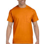 Gildan Mens Ultra Short Sleeve Crewneck T-Shirt w/ Pocket - Safety Orange