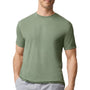 Gildan Mens Performance Jersey Moisture Wicking Short Sleeve Crewneck T-Shirt - Sage Green