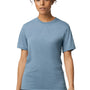 Gildan Mens Performance Jersey Moisture Wicking Short Sleeve Crewneck T-Shirt - Stone Blue