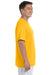 Gildan G420 Mens Performance Jersey Moisture Wicking Short Sleeve Crewneck T-Shirt Gold Side