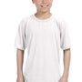 Gildan Youth Performance Jersey Moisture Wicking Short Sleeve Crewneck T-Shirt - White