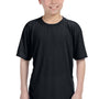 Gildan Youth Performance Jersey Moisture Wicking Short Sleeve Crewneck T-Shirt - Black