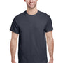 Gildan Mens Short Sleeve Crewneck T-Shirt - Charcoal Grey