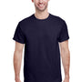 Gildan Mens Short Sleeve Crewneck T-Shirt - Navy Blue