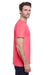 Gildan G500 Mens Short Sleeve Crewneck T-Shirt Coral Silk Pink Side