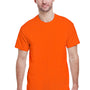Gildan Mens Short Sleeve Crewneck T-Shirt - Antique Orange