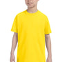 Gildan Youth Short Sleeve Crewneck T-Shirt - Daisy Yellow
