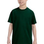 Gildan Youth Short Sleeve Crewneck T-Shirt - Forest Green