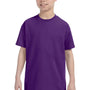 Gildan Youth Short Sleeve Crewneck T-Shirt - Purple