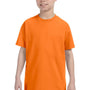 Gildan Youth Short Sleeve Crewneck T-Shirt - Safety Orange