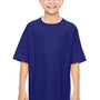 Gildan Youth Short Sleeve Crewneck T-Shirt - Neon Blue