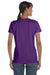 Gildan G500L Womens Short Sleeve Crewneck T-Shirt Purple Back