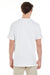 Gildan G530 Mens Short Sleeve Crewneck T-Shirt w/ Pocket White Back