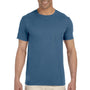 Gildan Mens Softstyle Short Sleeve Crewneck T-Shirt - Indigo Blue