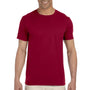 Gildan Mens Softstyle Short Sleeve Crewneck T-Shirt - Cardinal Red