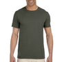 Gildan Mens Softstyle Short Sleeve Crewneck T-Shirt - Military Green