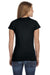 Gildan G640L Womens Softstyle Short Sleeve Crewneck T-Shirt Black Back